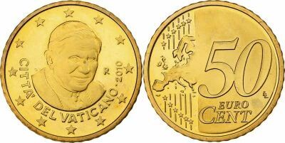 Vatikanstadt 50 Euro Cent - Benedict XVI - 2010