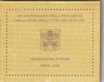 Vatikanstadt Euro set 8 coins 1c to 2 euros 2009 ? Benedict XVI