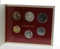 Vatikanstadt Mint set of 6 coins John Paul II 1979 Roma