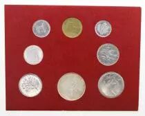 Vatikanstadt Mint set of 8 coins Paul VI 1976 Rome