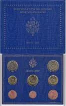 Vatikanstadt Proof set of 2007 - Benoit XVI - 8 coins in Euros
