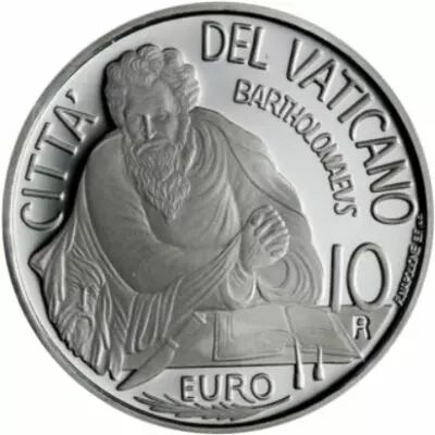 Vatikanstadt Saint Bartholom� - 10 Euros Silver 2024