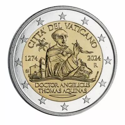 Vatikanstadt Saint Thomas Aquinas - 2 Euros Comm�mo. BU 2024