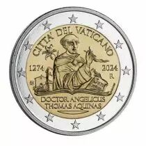 Vatikanstadt Saint Thomas Aquinas - 2 Euros Comm&eacute;mo. Proof 2024