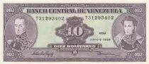 Venezuela 10 Bolivares,  Simon Bolivar - Antonio Jose de Sucre - 1995 - 312 Series