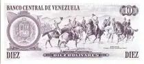 Venezuela 10 Bolivares Maréchal Sucre - Chevaux - Ayacucho - 1981
