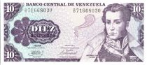 Venezuela 10 Bolivares Marechal Sucre - Horses - Ayacucho - 1981