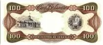 Venezuela 100 Bolivares,  Simon Bolivar - Capitol- 1989