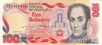 Venezuela 100 Bolivares - Simon Bolivar - Expédition de Los Cayos - 29-01-1980 - Série A