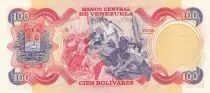 Venezuela 100 Bolivares - Simon Bolivar - Expédition de Los Cayos - 29-01-1980 - Série A