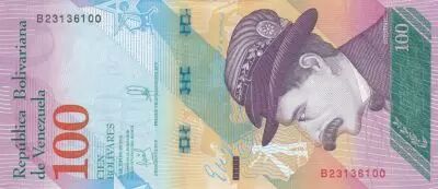 Venezuela 100 Bolivares Ezequiel Zamora - Monkey - 2018