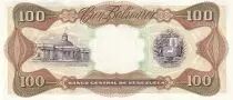 Venezuela 100 Bolivares Simon Bolivar - 08-12-1992 - Serial H