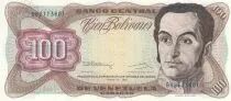 Venezuela 100 Bolivars - Simon Bolivar - National Capitol - 1992 - Series B