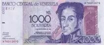Venezuela 1000 Bolivares Simon Bolivar - Orchids, Pantheon - 1998 - Letter A