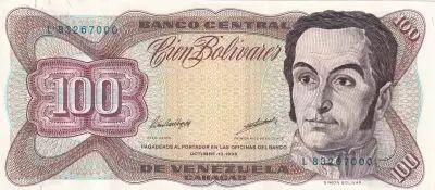 Venezuela 1000 Bolivares Simon Bolivar - Orchids, Pantheon - 1998 - Letter L