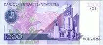 Venezuela 1000 Bolivares Simon Bolivar - Orchids, Pantheon - 1998