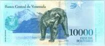Venezuela 10000 Bolivares Simon Rodriguez - Oso - 2016