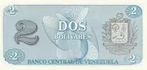 Venezuela 2 Bolivares - Simon Bolivar - Armoiries - 1989 - Série AB