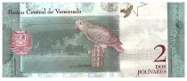 Venezuela 2 Bolivares Josefa Camejo - Loriquet Morrocoy Park - 2018
