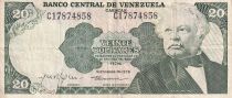 Venezuela 20 Bolivares - José Antonio Paez - 1979 - Série C - P.53c