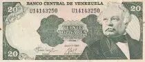 Venezuela 20 Bolivares - José Antonio Paez - 1989 - Serial U - P.64A
