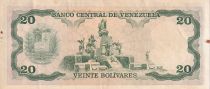 Venezuela 20 Bolivares - José Antonio Paez - 1989 - Série U - P.64A