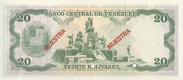 Uncirculated Details about   2013 Venezuela 20 Bolivares Banknote; Crisp