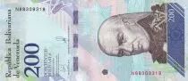 Venezuela 200 Bolivares - Francisco de Miranda - Parrot - 2018 - P.NEW