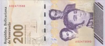 Venezuela 200 Bolivares - Simon Bolivar - Bridge - 17-08-2023 - Serial A