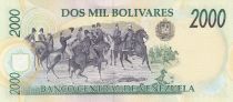 Venezuela 2000 Bolivares Gal A.J. De Sucre - Bataille de Ayacucho - 1998