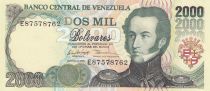 Venezuela 2000 Bolivares Gal A.J. De Sucre - Battle of Ayacucho - 1998