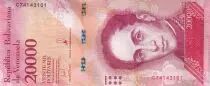 Venezuela 20000 Bolivares, Simon Bolivar - Oiseaux - 13-12-2017 - Lettre C