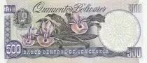 Venezuela 500 Bolivares - Simon Bolivar - Fleurs - 1998 - Série R - P.67f