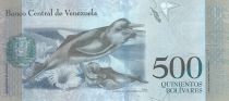 Venezuela 500 Bolivares Francisco de Miranda - Dolphins - 2016 (2017)