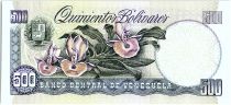 Venezuela 500 Bolivares Simon Bolivar - Orchidées - 31/05/1990