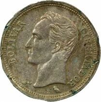 Venezuela Simon Bolivar - 25 Silver Centimos - 1960 Paris
