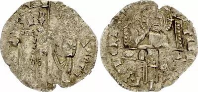 Venise Grosso - Antonio Venier (1382-1400) - 62 eme Doge - Christ