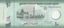 Vereinigte Arabische Emirate 10 Dirhams - Mosque - Polymer - 2023