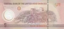 Vereinigte Arabische Emirate 5 Dirhams - Ajman fortress - Polymer - 2024 - P.W36a