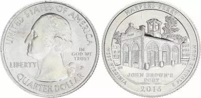 Vereinigte Staaten von Amerika 1/4 Dollar Harpers Ferry - 2016 P Philadelphia
