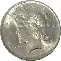 Vereinigte Staaten von Amerika 1 Dollar Peace, Liberty, eagle - 1923 AU/UNC