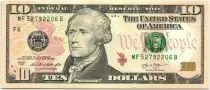 Vereinigte Staaten von Amerika 10 Dollars Hamilton - Us Treasury 2013 F6 Atlanta
