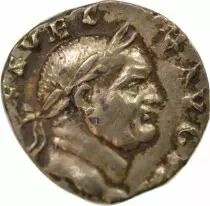 Vespasian - Silver Denarius, Pontifical Instruments - 70 / 71 Rome