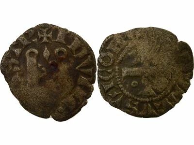 Vic. of Chateaudun, Raoul II of Clermont - Obol - 1264 / 1302 Ca�teaudun