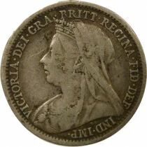 Victoria - 3 Silver Pence, 3rd Portrait - 1900 London