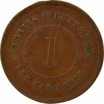 Victoria - Cent - 1875 Calcutta