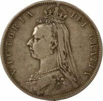 Victoria - Silver Crown, Jubilee Head - 1889 London