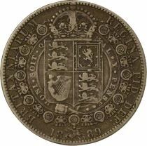 Victoria - Silver Crown, Jubilee Head - 1889 London