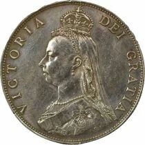 Victoria - Silver Florin, Jubilee Head - 1887 London
