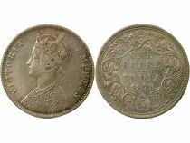 Victoria - Silver Rupee, Type II - 1878 . Bombay